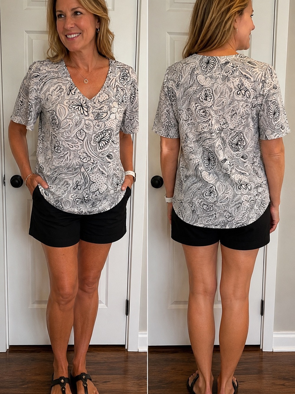 Ann Taylor Factory Petite V-Neck
Blouse XSP